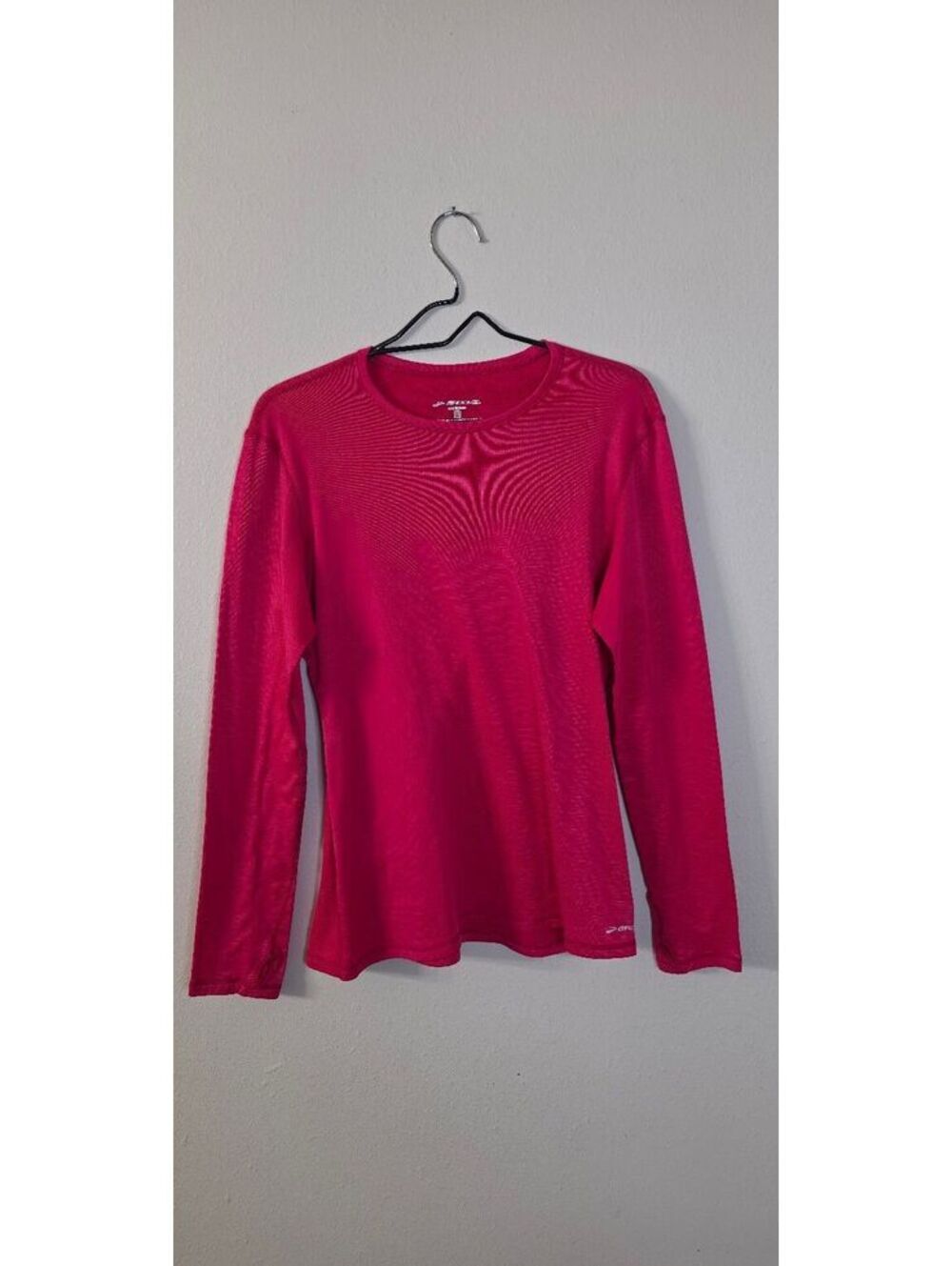 Brooks Equilibrium Women’s Large Pink Long Sleeve Athletic Running Shirt